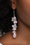 Paparazzi Earring - Cheeky Cascade - Pink