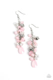 Paparazzi Earring - Cheeky Cascade - Pink