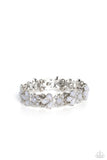 Paparazzi Bracelet - Teasing Torrent - White