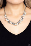 Paparazzi Necklace - Glinting Goddess - Blue