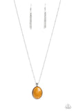Paparazzi Necklace - Peaceful Glow - Yellow