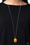 Paparazzi Necklace - Peaceful Glow - Yellow