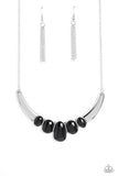 Paparazzi Necklace - A BULL House - Black