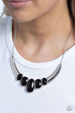 Paparazzi Necklace - A BULL House - Black