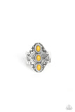 Paparazzi Ring - Mayan Motif - Yellow