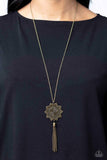 Paparazzi Necklace - From Sunup to Sundown - Brass