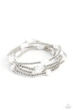 Paparazzi Bracelet - Geometric Guru - White