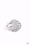 Paparazzi Ring - Fan Dance Dazzle - White