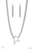Paparazzi Necklace - Playful Popstar - Silver