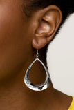 Paparazzi Earring - Subtle Solstice - Silver