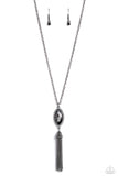 Paparazzi Necklace - Tassel Tabloid - Black