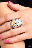 Paparazzi Ring - Terrazzo Tease - White