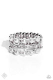 Paparazzi Ring - Rally Bubbly - White