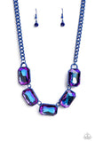 Paparazzi Necklace - Emerald City Couture - Blue