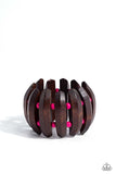 Paparazzi Bracelet - Bora Bora Bauble - Pink