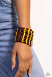 Paparazzi Bracelet - R and R - Yellow