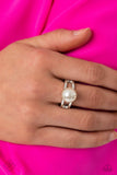 Paparazzi Ring - All American PEARL - White
