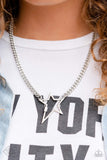 Paparazzi Necklace - Playful Popstar - Silver