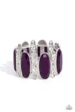 Paparazzi Bracelet - Saturated Sparkle - Purple