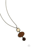 Paparazzi Necklace - Walk the TWINE - Brass