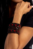 Paparazzi Bracelet - Tropical Time Zone - Red