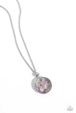 Paparazzi Necklace - Geo Mine - Purple