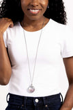Paparazzi Necklace - Geo Mine - Purple
