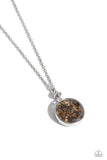Paparazzi Necklace - Geo Mine - Brown