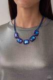 Paparazzi Necklace - Emerald City Couture - Blue