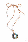 Paparazzi Necklace - Tied Triumph - Brown