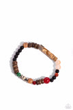 Paparazzi Urban Bracelet - I WOOD Be So Lucky - Orange