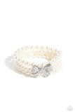 Paparazzi Bracelet - How Do You Do? - White