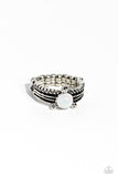 Paparazzi Ring - Sinuous Spotlight - White