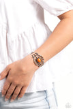 Paparazzi Bracelet - Natural Need - Orange