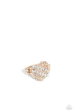 Paparazzi Ring - LEAF the Way - Gold