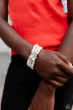 Paparazzi Bracelet - How Do You Do? - White