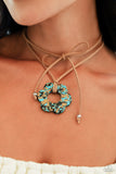 Paparazzi Necklace - Tied Triumph - Brown