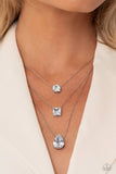 Paparazzi Necklace - Lustrous Layers - White