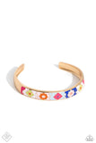 Paparazzi Bracelet - Multicolored Moment - Gold
