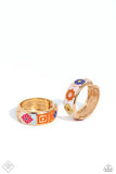 Paparazzi Earring - Multicolored Makeover - Gold