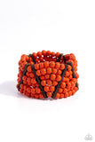 Paparazzi Bracelet - Way Off TROPIC - Orange