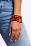 Paparazzi Bracelet - Way Off TROPIC - Orange