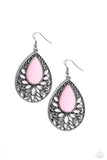 Paparazzi Earring - Floral Fairytale - Pink