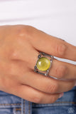 Paparazzi Ring - Clairvoyantly Cats Eye - Green