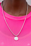 Paparazzi Necklace - High-Strung Habit - White
