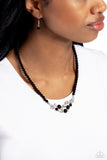 Paparazzi Necklace - Pampered Pearls - Black