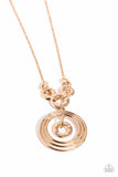 Paparazzi Necklace - High HOOPS - Gold
