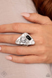 Paparazzi Ring - High-End Headline - Black