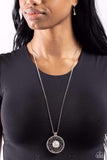 Paparazzi Necklace - Wall Street Web - White