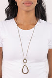 Paparazzi Necklace - Focused Fashion - Brass